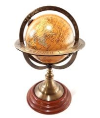 Ahşap Kaideli Pirinç Dünya