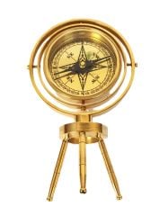 Pirinç Gemici Pusula (oynar standlı)