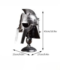 Metal Gladyatör Miğferi