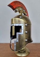 Metal Spartan Miğferi