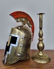 Metal Spartan Miğferi