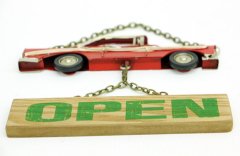 Chevrolet Maketli ''Open-Closed'' Kapı Askısı