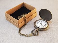 Yelkenli Gemi Motifli Denizci Cep Saati