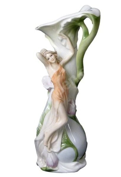 Unicorn Studio Porselen Kadınlı Vazo