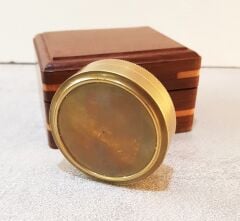 Ahşap Kutulu Pirinç Pusula (Yalıçapkını)