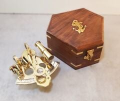 Ahşap Kutulu Sextant