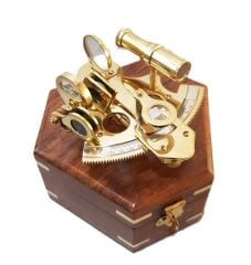 Ahşap Kutulu Sextant