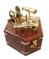 Ahşap Kutulu Sextant