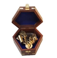 Ahşap Kutulu Sextant