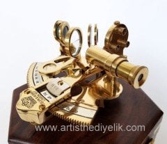 Ahşap Kutulu Sextant