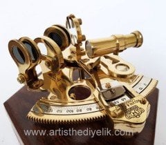 Ahşap Kutulu Sextant