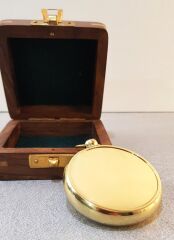 Ahşap Kutulu Pirinç Pusula