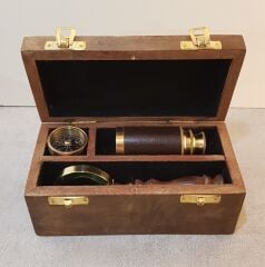 Pusula Dürbün Büyüteç Set