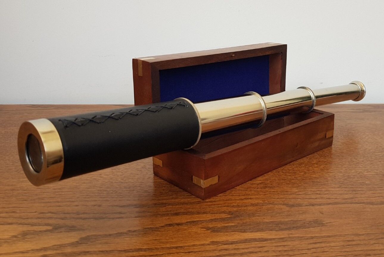 Deri Kaplama Krom Dürbün