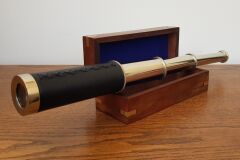 Deri Kaplama Krom Dürbün