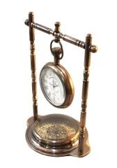 Bronz Pusula ve Masa Saati