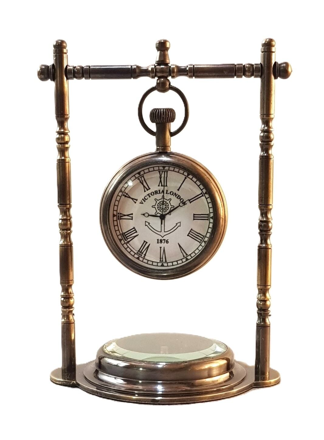 Bronz Pusula ve Masa Saati