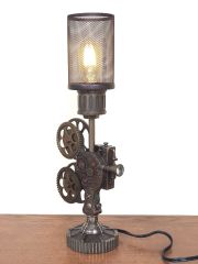 Steampunk Projektör Lamba Abajur