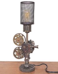 Steampunk Projektör Lamba Abajur