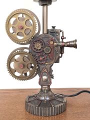 Steampunk Projektör Lamba Abajur
