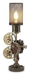 Steampunk Projektör Lamba Abajur