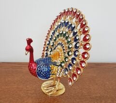 Tavuskuşu Biblo Swarovski Taşlı Kutu