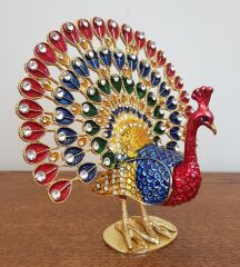 Tavuskuşu Biblo Swarovski Taşlı Kutu
