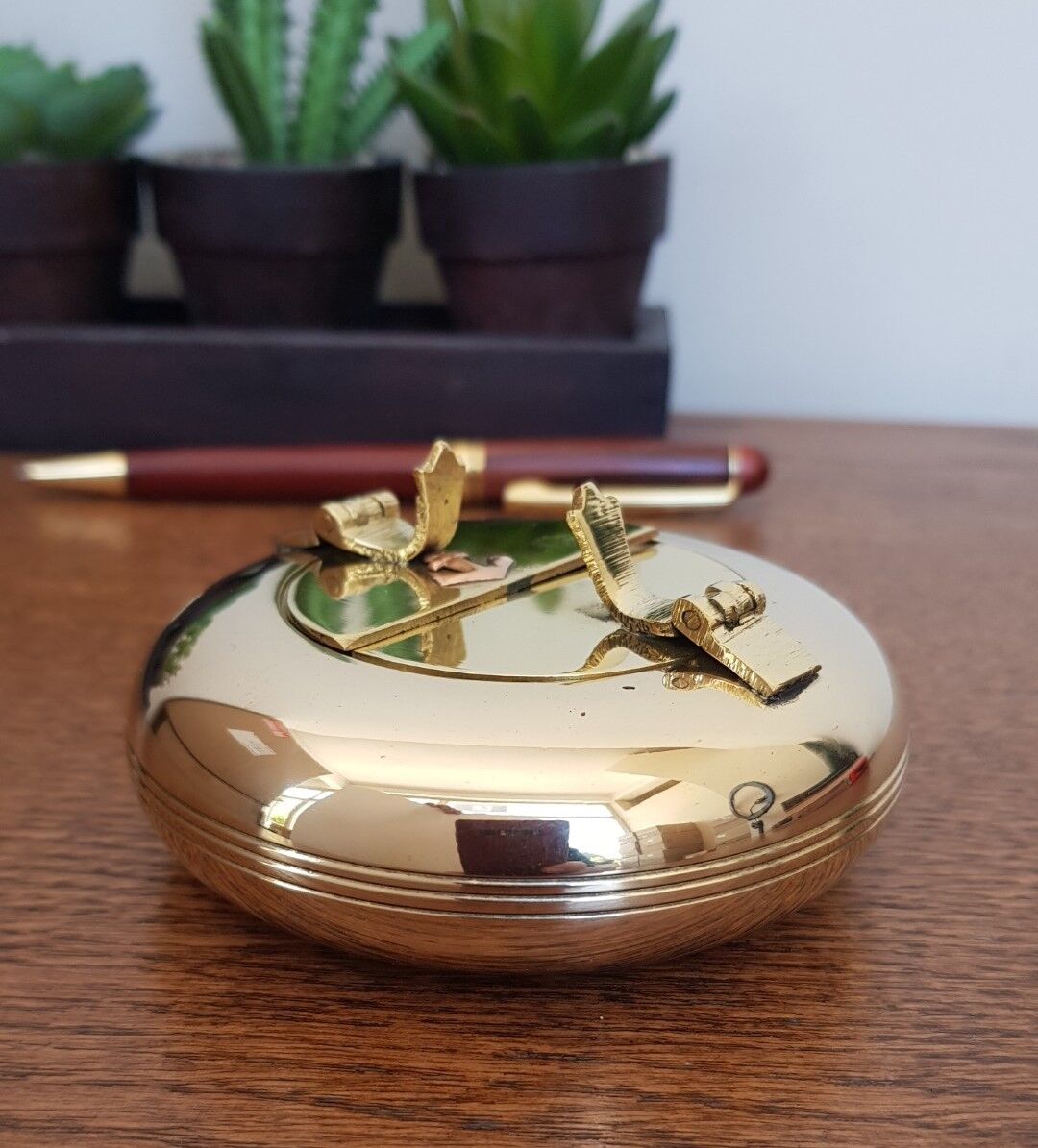 Pirinç Kapaklı Küllük