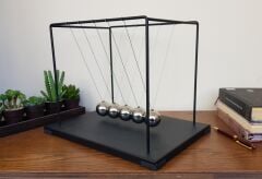 Dev Boy Siyah Newton Beşiği Denge Topları