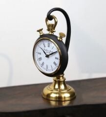 Pirinç Askılı Masa Saati