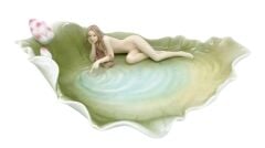 El Yapımı Su Perili Porselen Kase