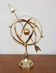 Pirinç Horoskop Dekoratif Küre