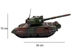 Dekoratif Metal Tank Maketi
