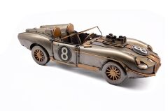 Dekoratif Metal Yarış Arabası