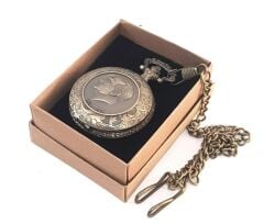 Atatürk Desenli Köstekli Cep Saati