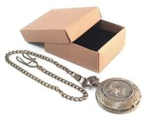 Atatürk Desenli Köstekli Cep Saati