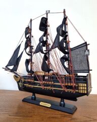 EL YAPIMI AHŞAP KORSAN GEMİSİ