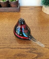 Murano Üfleme Cam Kuş Biblo