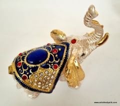 Swarovski Taşlı 3'lü Fil Biblo