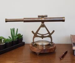 Bronz Dürbünlü Pusula