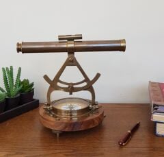 Bronz Dürbünlü Pusula