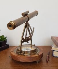 Bronz Dürbünlü Pusula