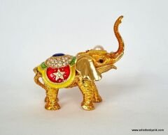 Swarovski Taşlı Fil Biblo Kutu