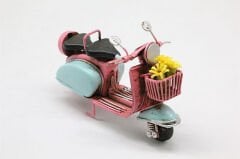 Metal Model Sepetli Vespa Motosiklet