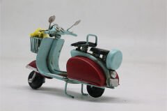 Metal Model Sepetli Vespa Motosiklet