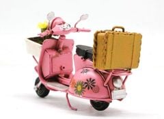 Metal Model Sepetli Vespa Motosiklet