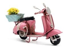 Metal Model Sepetli Vespa Motosiklet