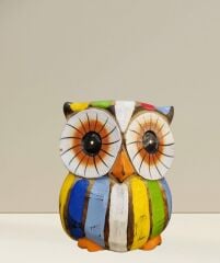 Ahşap 3'lü Baykuş Biblo