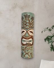 Ananas Temalı Ahşap Mask