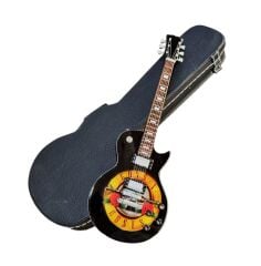 Çantalı Ahşap Gitar Biblo (Guns N' Roses)